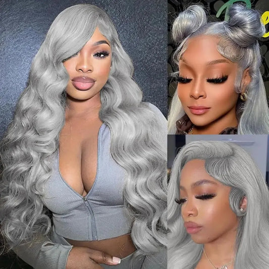 Silver Grey 13x6 HD Lace Wig
