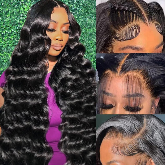 Body Wave 13x6 HD Lace Wig – 12A Grade Human Hair (Pre-Plucked, Baby Hair)